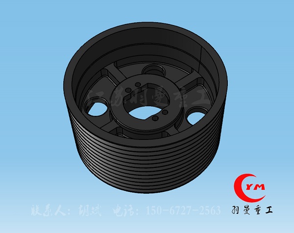 12槽8V外徑660.4破碎機皮帶輪