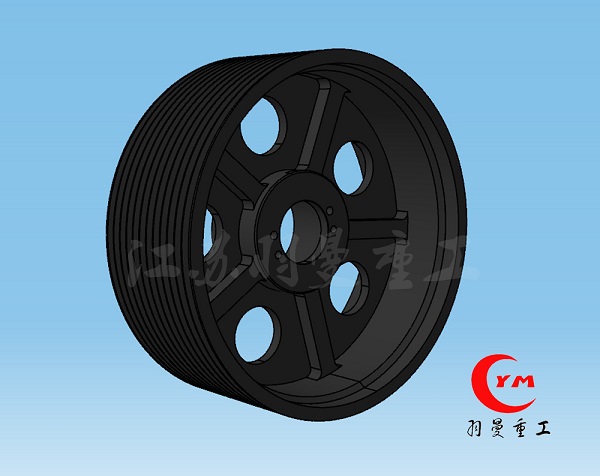 12槽8V外徑902圓錐破碎機皮帶輪