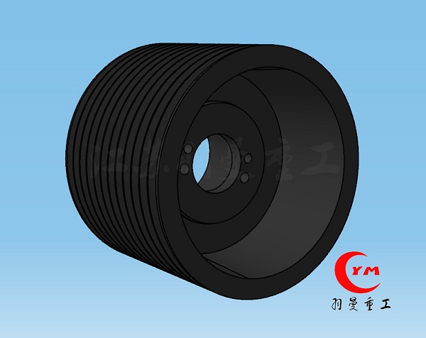 12槽8V外徑457圓錐破碎機皮帶輪