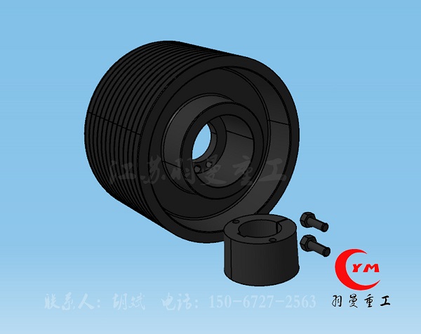 12槽SPC外徑409.6圓錐破碎機皮帶輪